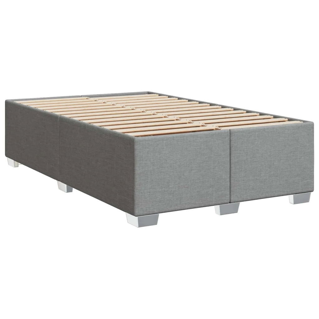 Letto con Box Spring, Materasso e LED Grigio Chiaro Tessuto 3451917