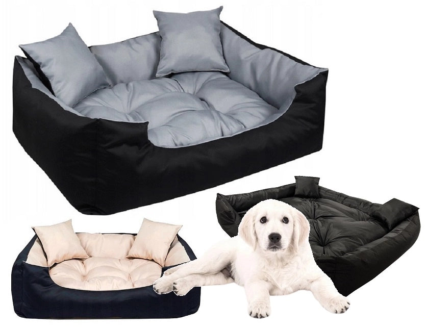 AIO FACTORY 130x105 cm ECCO Letto per cani impermeabile grigio