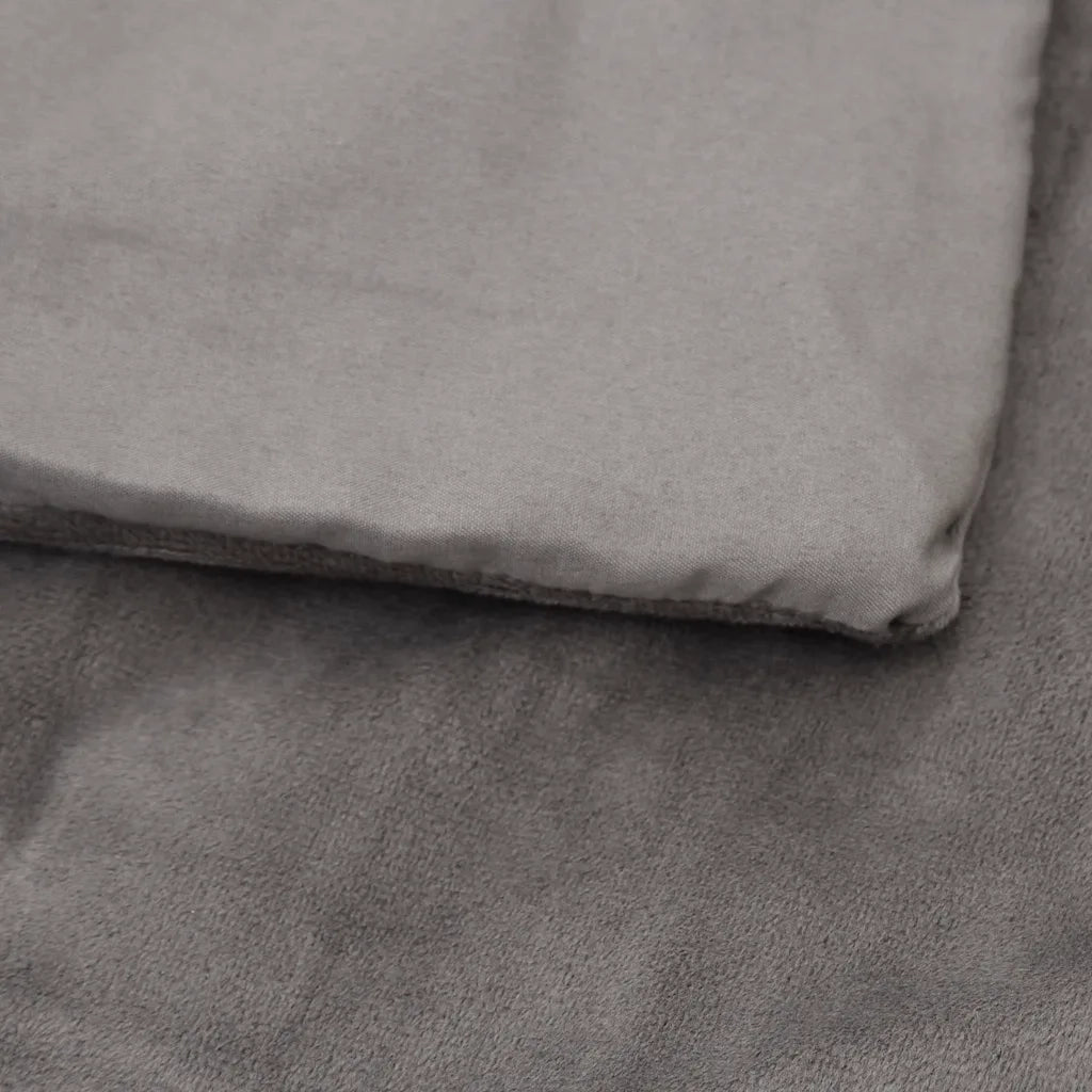Coperta Ponderata con Copertura Grigia 140x200 cm 10 kg Tessuto 3154887
