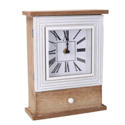 Orologio legno marrone cm 18,5x7h24