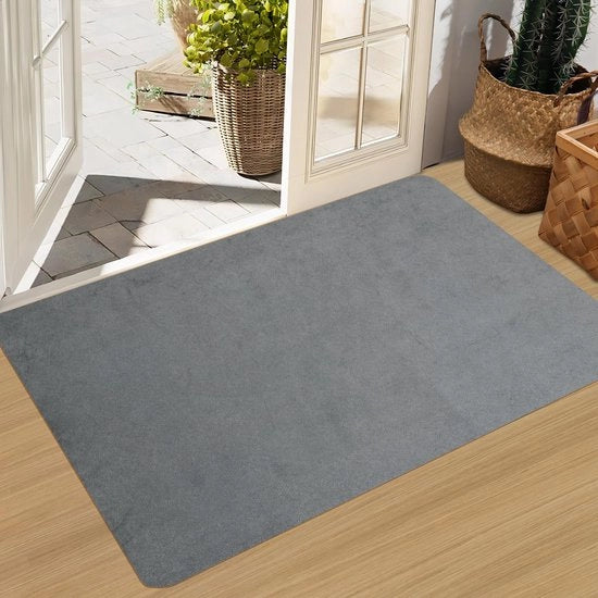 Matte per porte interne 3mm spessore mattonella per porte interne ultradunne 80*120cm per porte interne antiscivolo assorbente impermeabile mattonella per porte interne lavabile