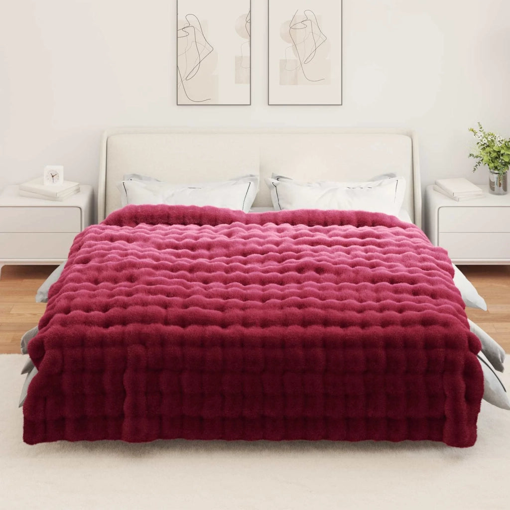 Coperta antiscivolo in sintetica di coniglio Olite 220 x 240 cm 42021851
