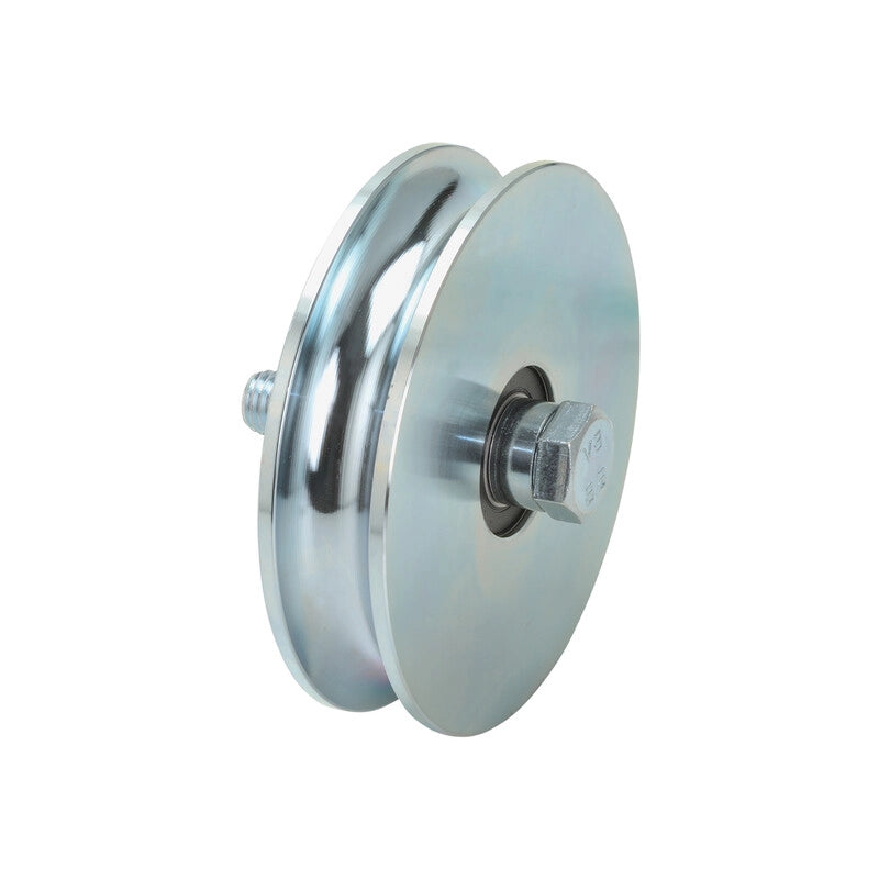 RUOTA CON BULLONE PER CANCELLI A 2 CUSCINETTI 140 mm
