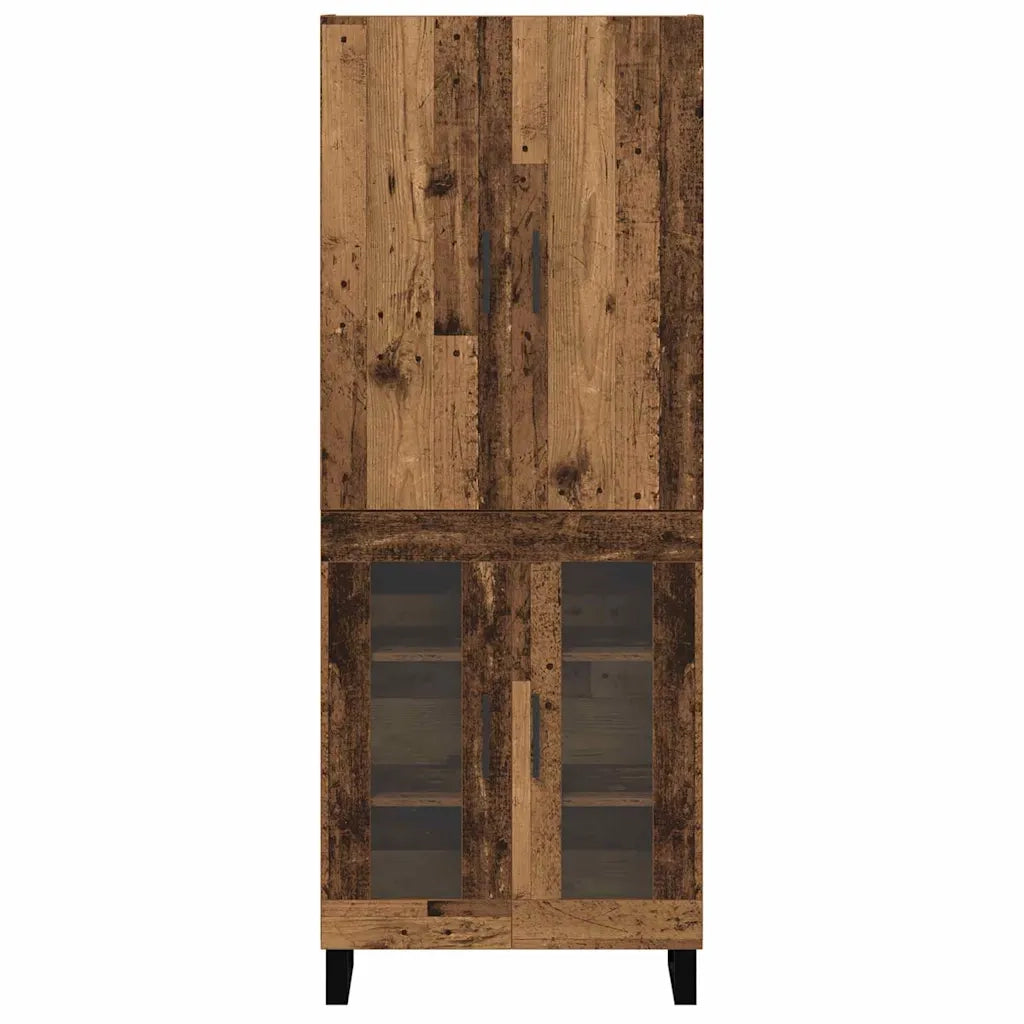 Credenza 2 pcs Legno vecchio 69,5 x 34 x 180 cm 3403198
