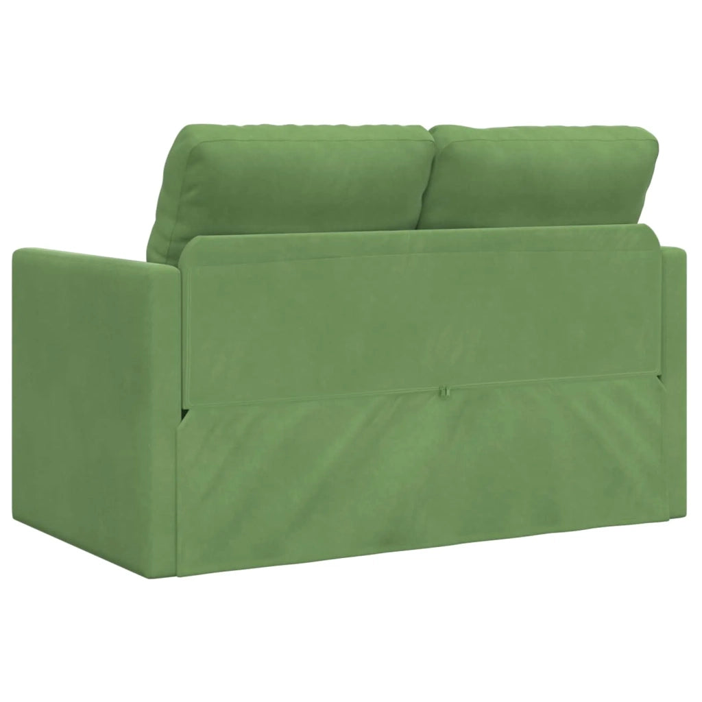 Divano letto Verde chiaro 204 x 122 x 60 cm Velluto 42007951