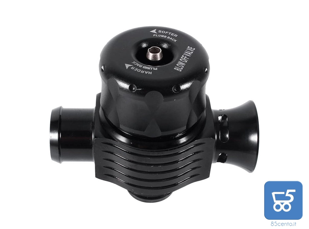 Valvola di Scarico Doppio Universale 25mm Auto lega di alluminio nero - Turbo Blow Off Valve
