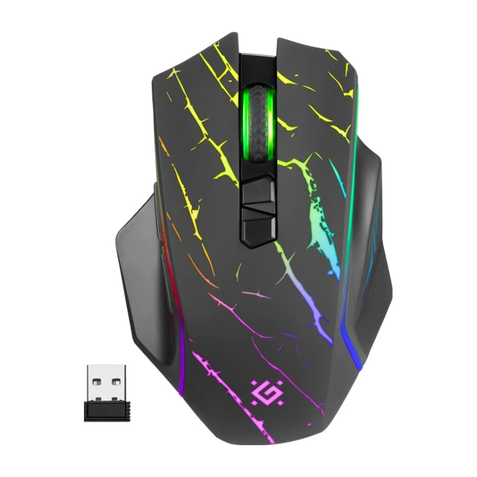 MOUSE DEFENDER GM-503 URAN OTTICO RF RGB 3200dpi 8P