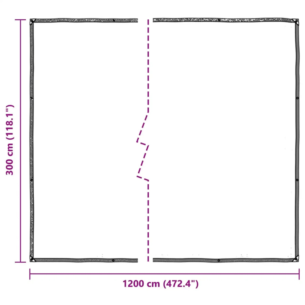 Copertura per Piante Trasparente 3 x 12 m PE 3429313