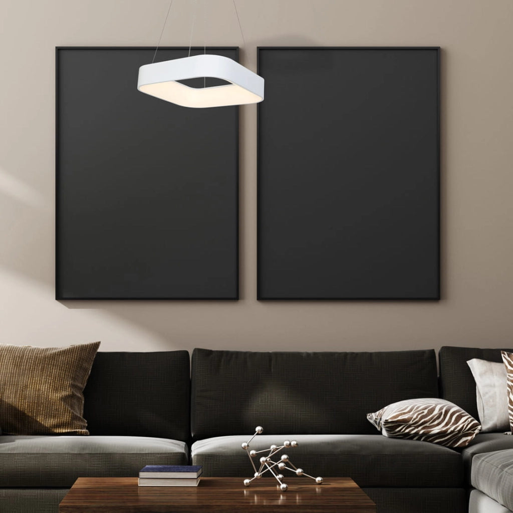 Lampada a sospensione Milagro Astro LED 24W bianca 50cm