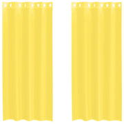Tende in Voile con Occhielli 2 pz Giallo