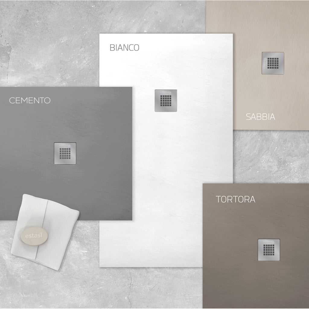 PIATTO DOCCIA MOD. ESTASI RETTANGOLARE- Bianco - cm 70 x 100- LINPH- pezzi 1