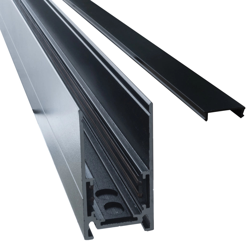 Binario elettrificato magnetico 1mt supporto luci soffitto faretti LED track 48V