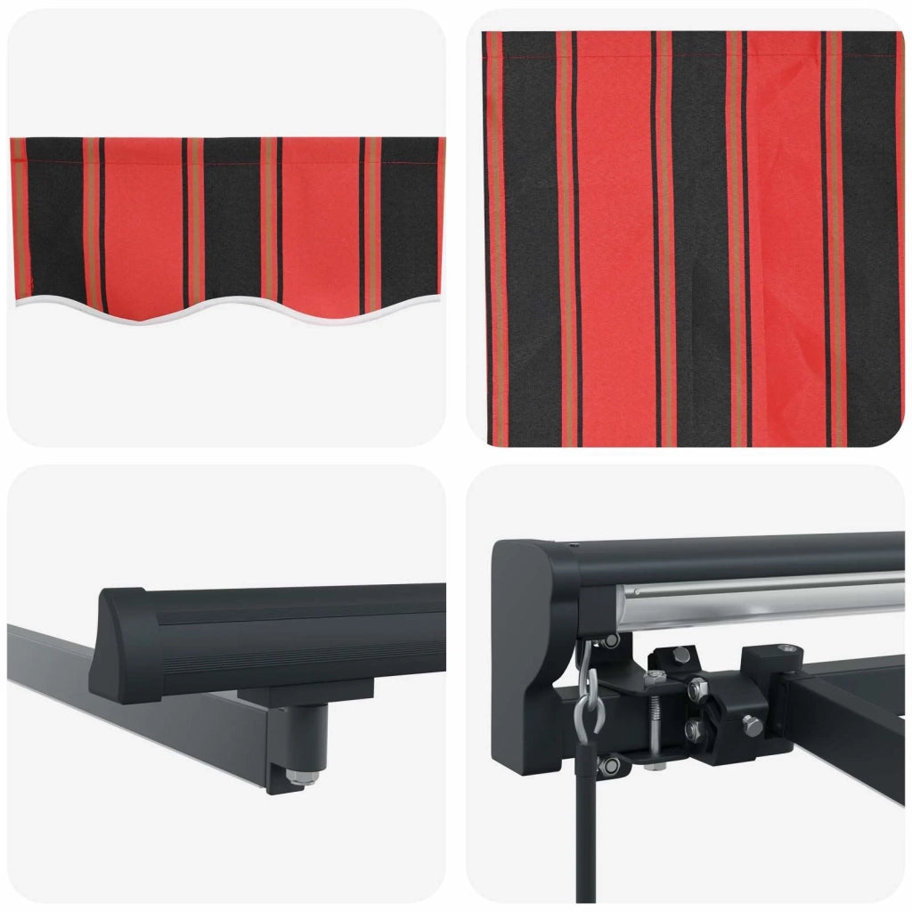 Cornice per Tenda Manuale con LED 4 × 3 m 3420842