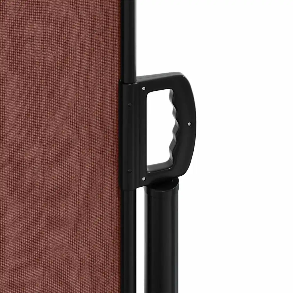 Tenda da Sole | Tenda parasole Laterale Retrattile Marrone 120x600 cm