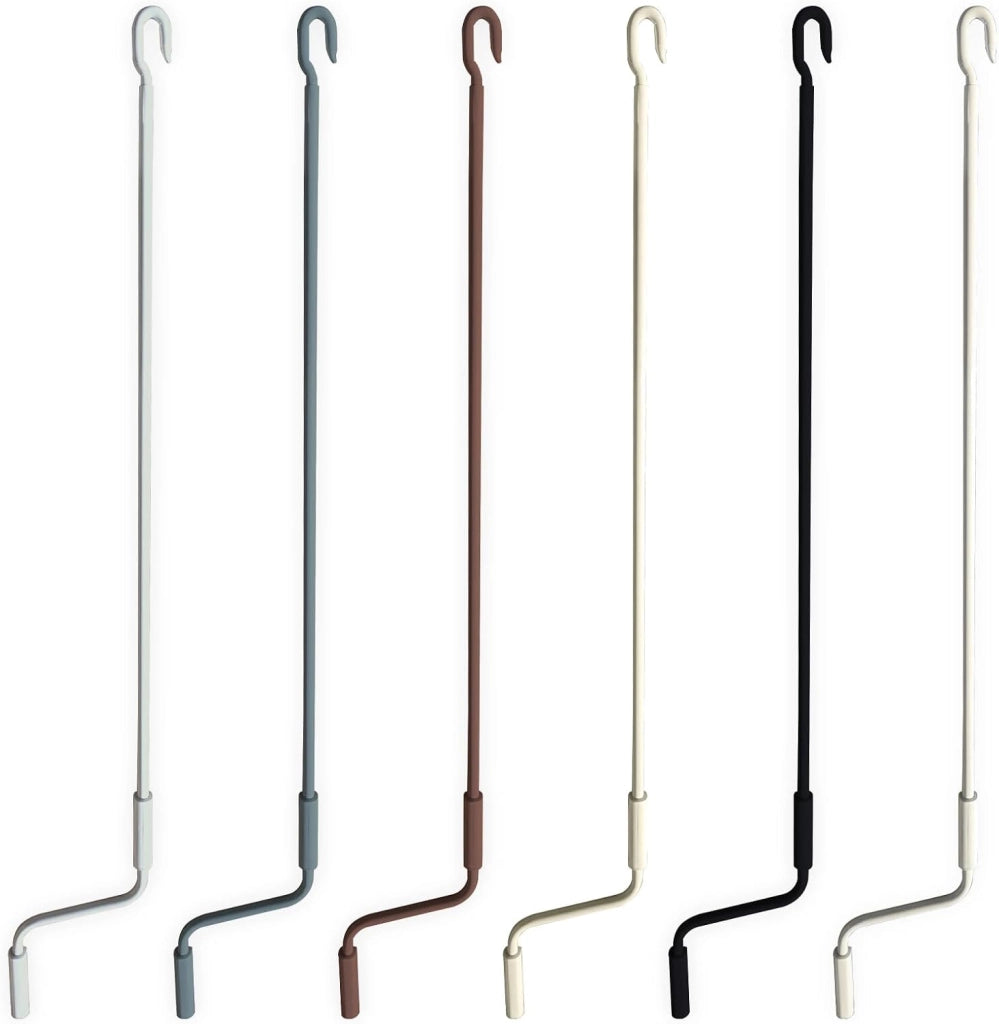 Asta Di Manovra Per Tenda Da Sole Varie Misure, Bastone Universale Per Tende (ANTRACITE 1,8 METRI)