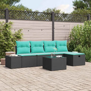 Set di divani 5 pz polyrattan 3360707