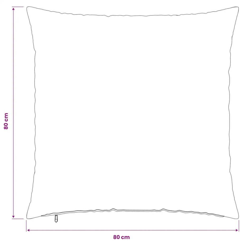 Federa 6 pcs HEERLEN Multicolore 80 x 80 cm Poliestere 913664