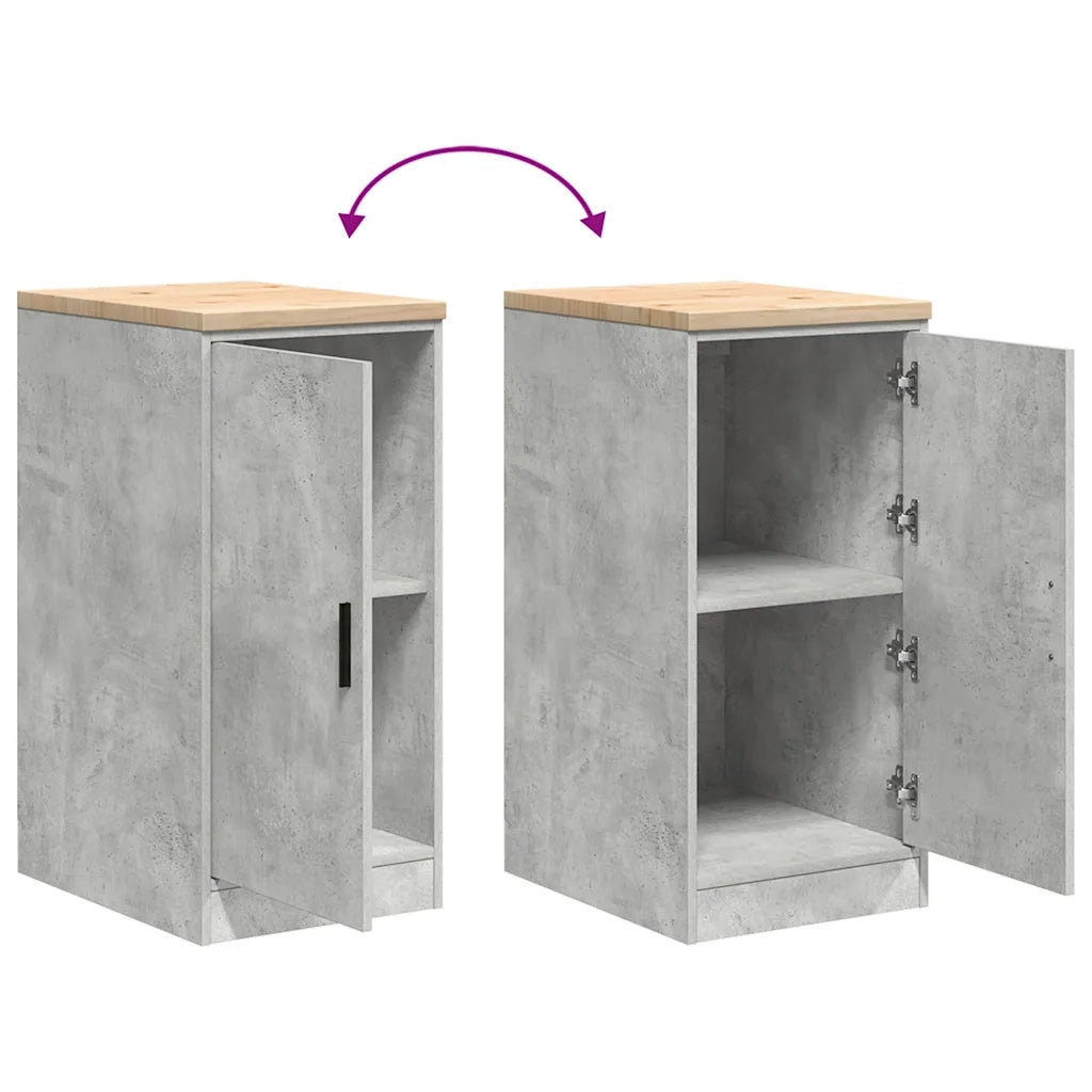 Armadietto da Garage Grigio cemento 40x51x85 cm 860565