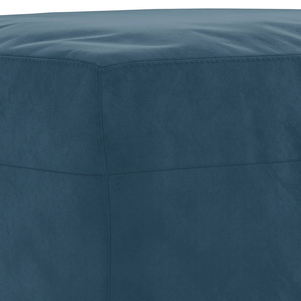Panca Blu 70x35x41 cm in Velluto 349406