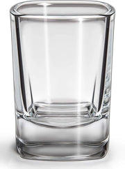 Set di bicchieri da vino a 12 - Forma quadrata - Resistente al lavastoviglie