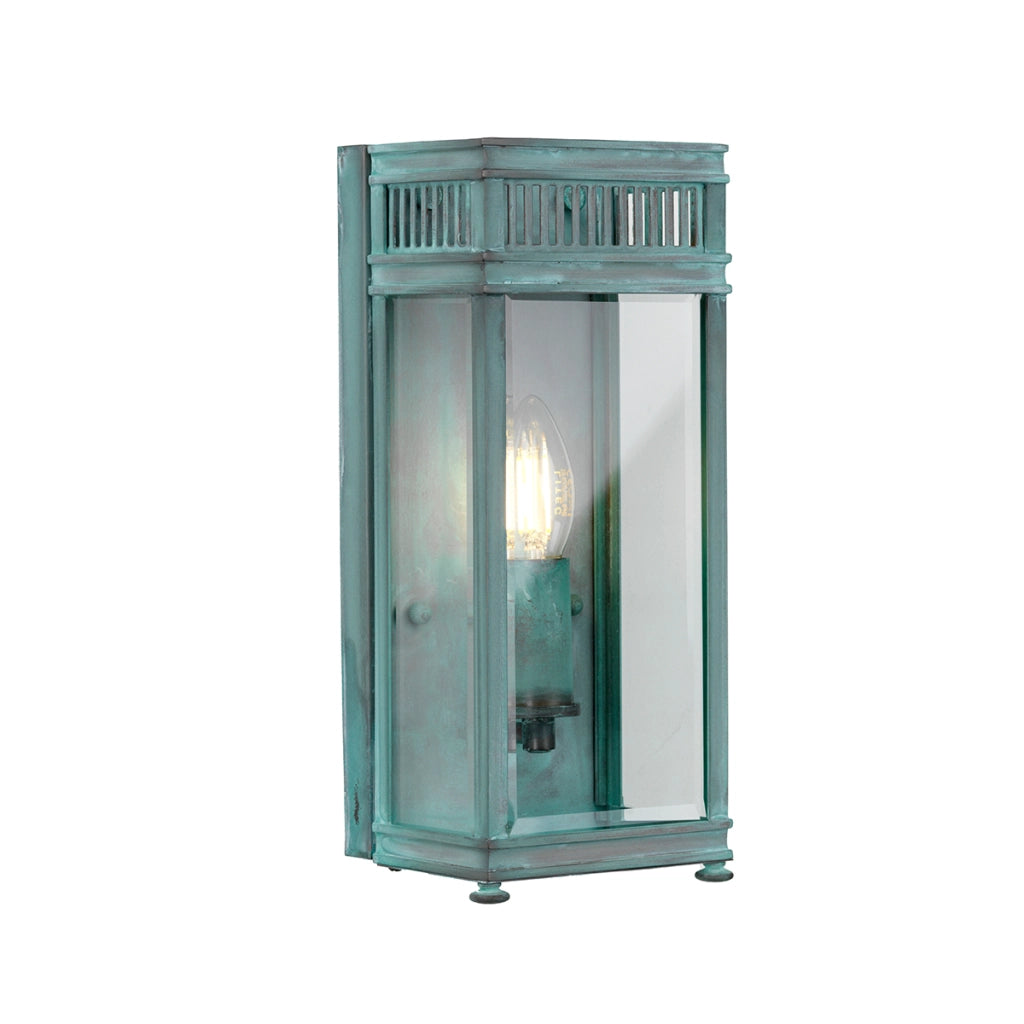 Applique esterna Holborn Elstead verde grynszpan E14 IP44