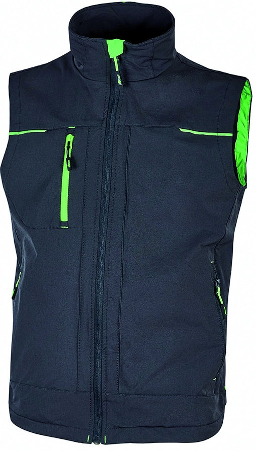 U-Power GILET SATURN Col. Grigio/Verde Mis. L