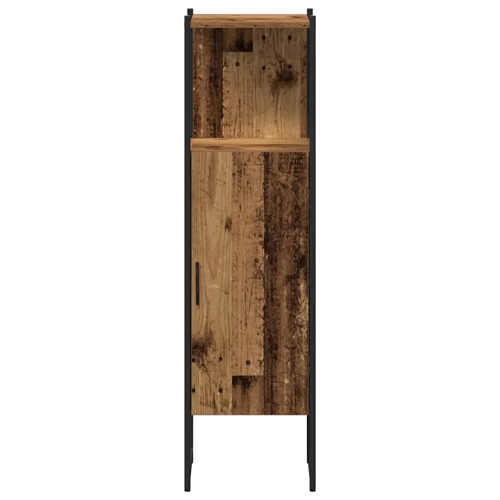 Set di mobili per il Bagno | Armadio da bagno 4 pz Marrone Legno multistrato