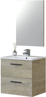 Mobile Bagno Sospeso 60X45X60H Rovere Alaska