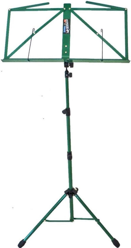 Supporto musicale verde con tas portatile - Pieghevole - Sostenibile