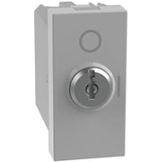 Interruttore a chiave Bticino MatixGO 2P 10AX 1 modulo grigio JG4012