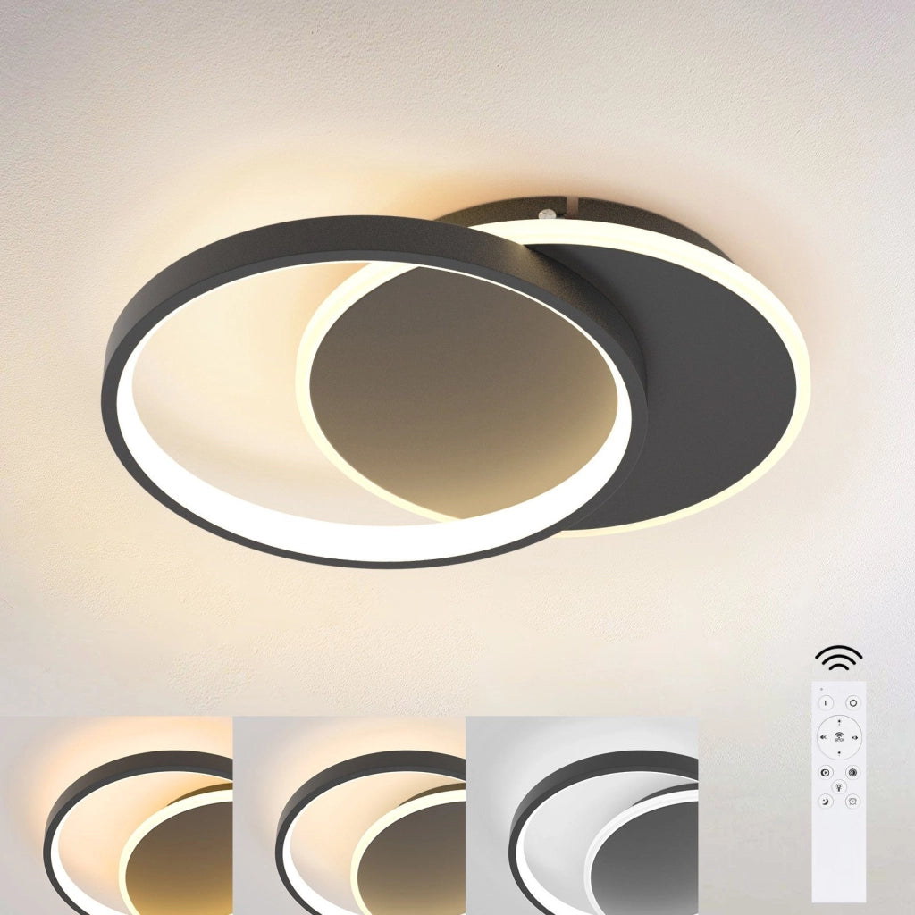ZMH Lampada da soffitto a LED dimmerabile con telecomando per corridoio