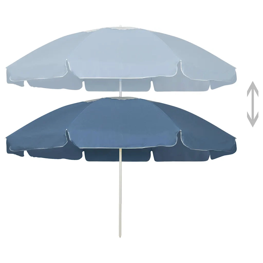 Ombrello | Parasolne da Spiaggia Blu 240 cm
