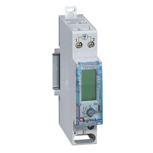 LEGRAND ECOREX D11 INTERRUTTORE ORARIO DIGITALE SETTIMANALE - 28 PROGRAMMI - 1NO/NC - 1 MODULO DIN35