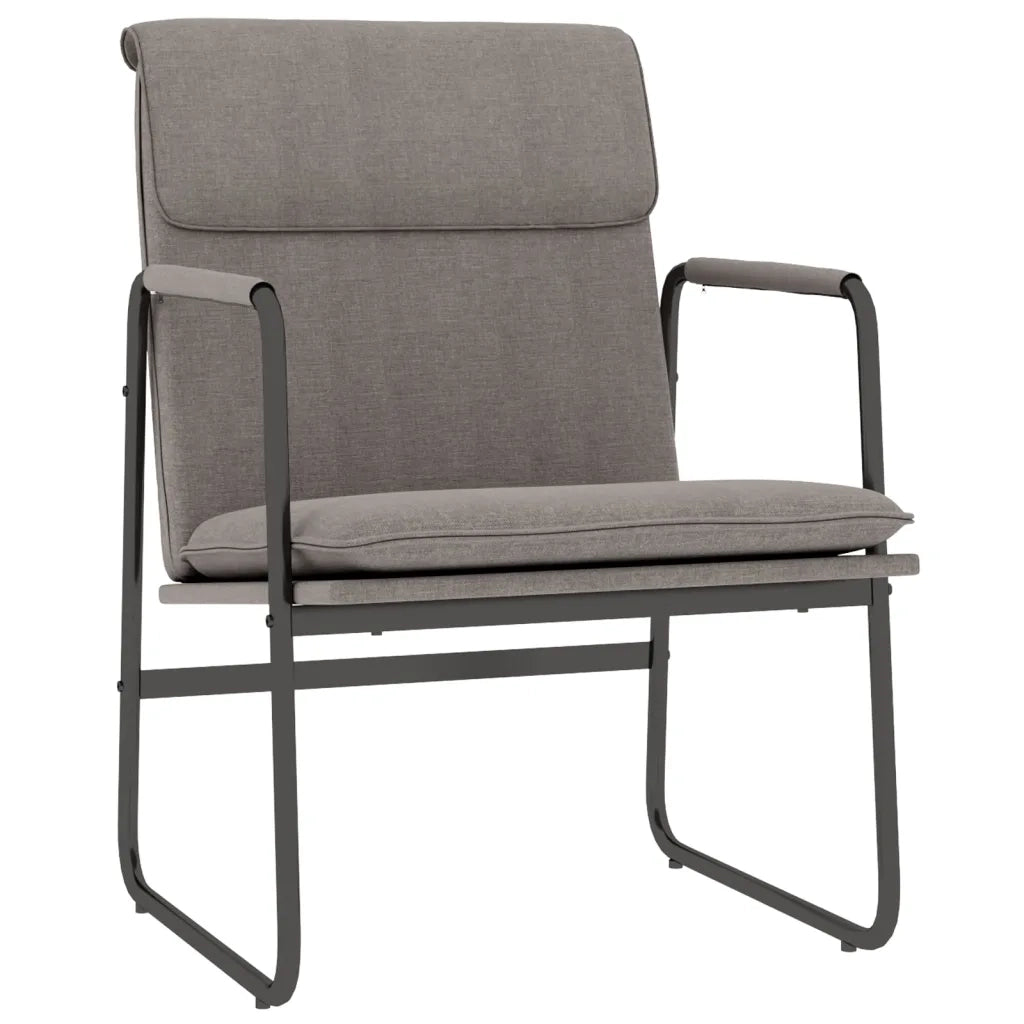 Sedia Lounge Tortora 55x64x80 cm in Tessuto 351347