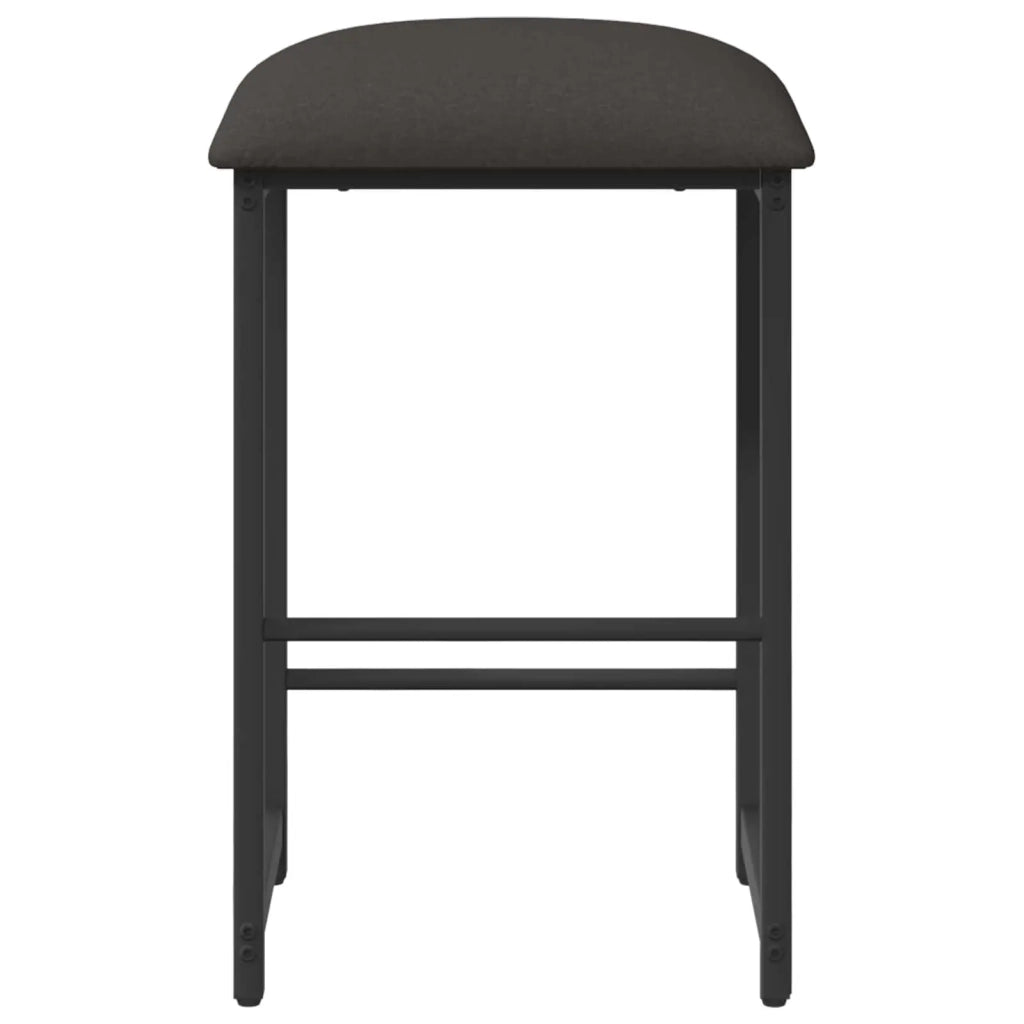 Sgabello da bar 2 pz Grigio Scuro 40 x 32 x 64 cm 8006208