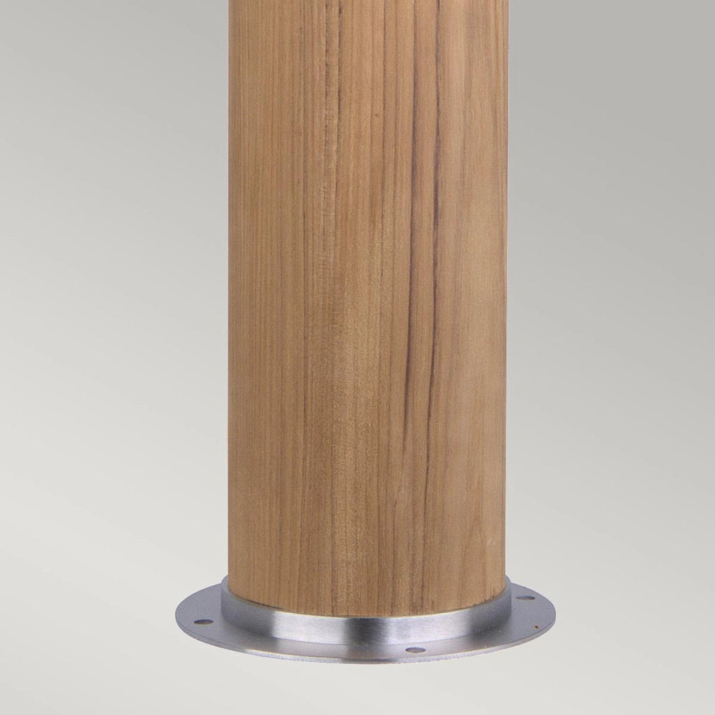 Lampada da esterno Poole Garden Zone teak inox E27
