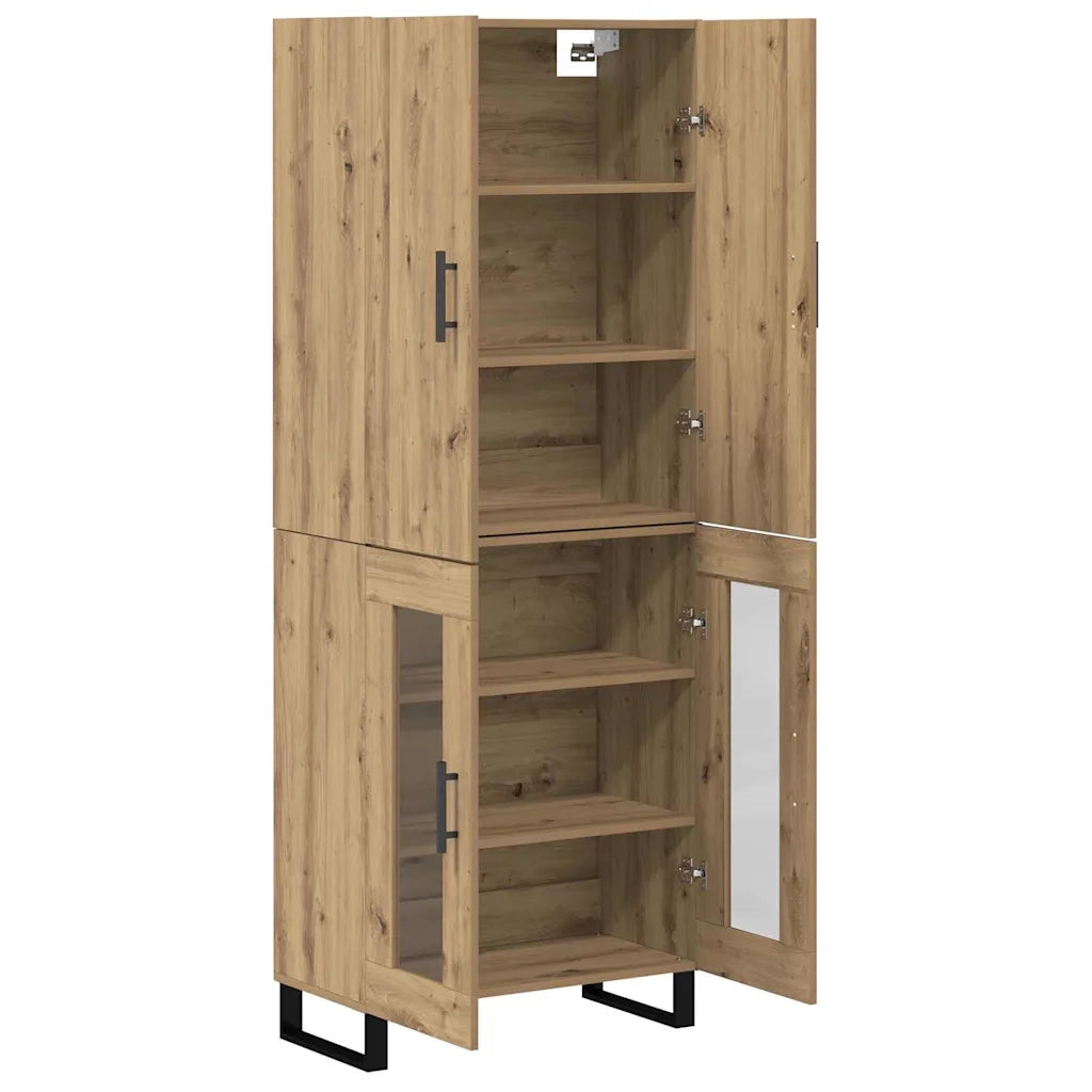 Credenza 2 pcs Rovere artigianale 69,5 x 34 x 180 cm