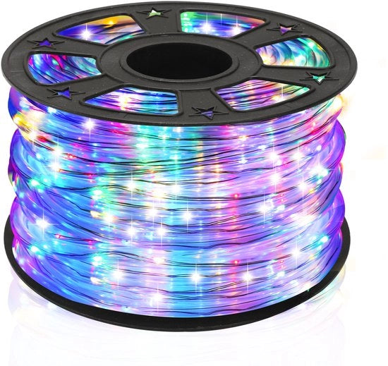 Fili di luce - Corda luminosa - Tubo acqua resistente - Fila - Esterno - Giardino - Natale - 20m filo di luce LED all'aperto all'interno - 480 LED tubo LED acqua resistente - decorazione luminosa festa Natale - Colorato