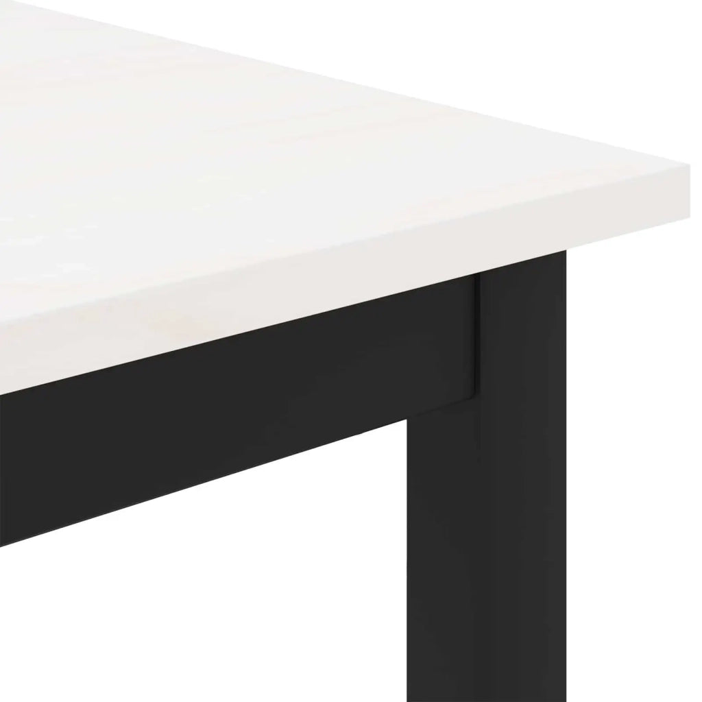 panchina Bianco 110 x 35 x 45 cm Pino massello 892774