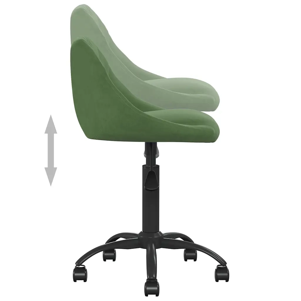 Sedia da Pranzo Grigio Scuro in Velluto 335363