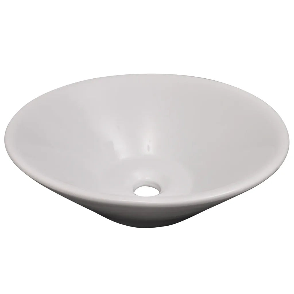 Set Mobili da Bagno con Lavabo 8 pz Nero