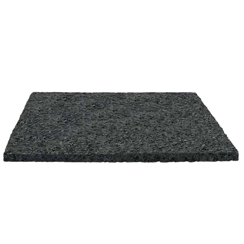Pad per patio in granuli di gomma Nero 9 x 9 x 0,3 cm Gomma 42027240