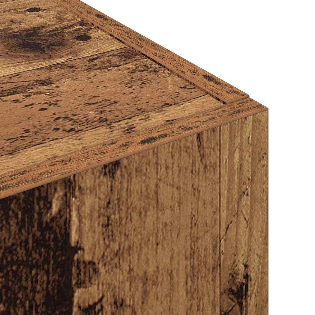 Mobile per Ufficio con lo scaffale Rovere Nero 60 x 32 x 115 cm 879636