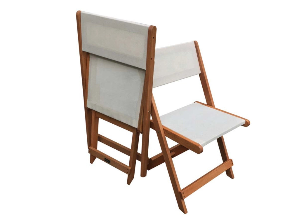 Mobili da giardino "Seoul" - 1 tavolo + 6 sedie - acero - beige