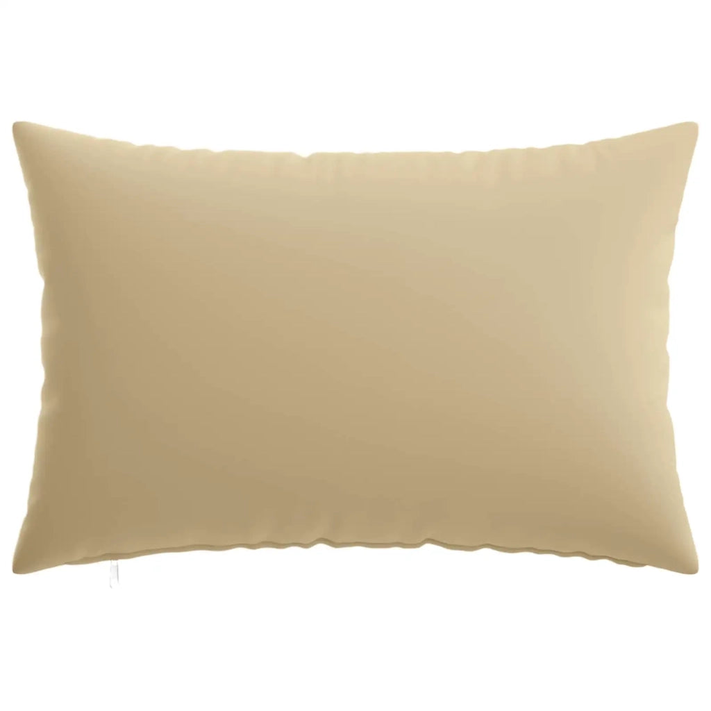 Federa 6 pcs HEERLEN Beige 50 x 75 cm Poliestere 911710