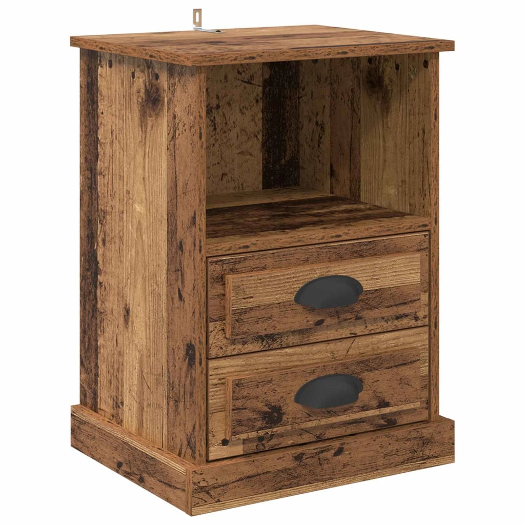 Armadio da Notte 2 pcs Legno vecchio 36 x 43 x 60 cm 881397
