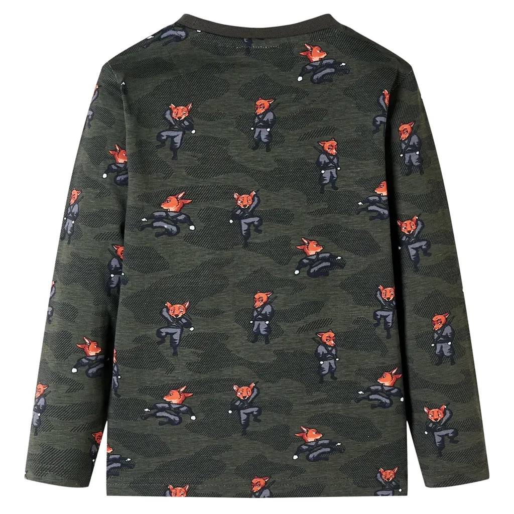 Pigiama per Bambini a Maniche Lunghe Cachi 104 CFW1532913