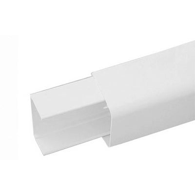 CANALINA PVC CON BASE E COPERCHIO PER IMPIANTI DI CLIMATIZZAZIONE- mm. 60 x 45  L. mt. 2- ARTIP- pezzi 1
