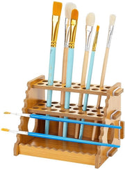 Organizzatore per 40 pennelli - Stand per calligrafia e ufficio - Standard di asciugatura - Pennelli per trucco e cosmetici - Organizzatore per matite e pennarelli - Dimensioni 135x90x91,5mm - Organizzatore per pennelli
