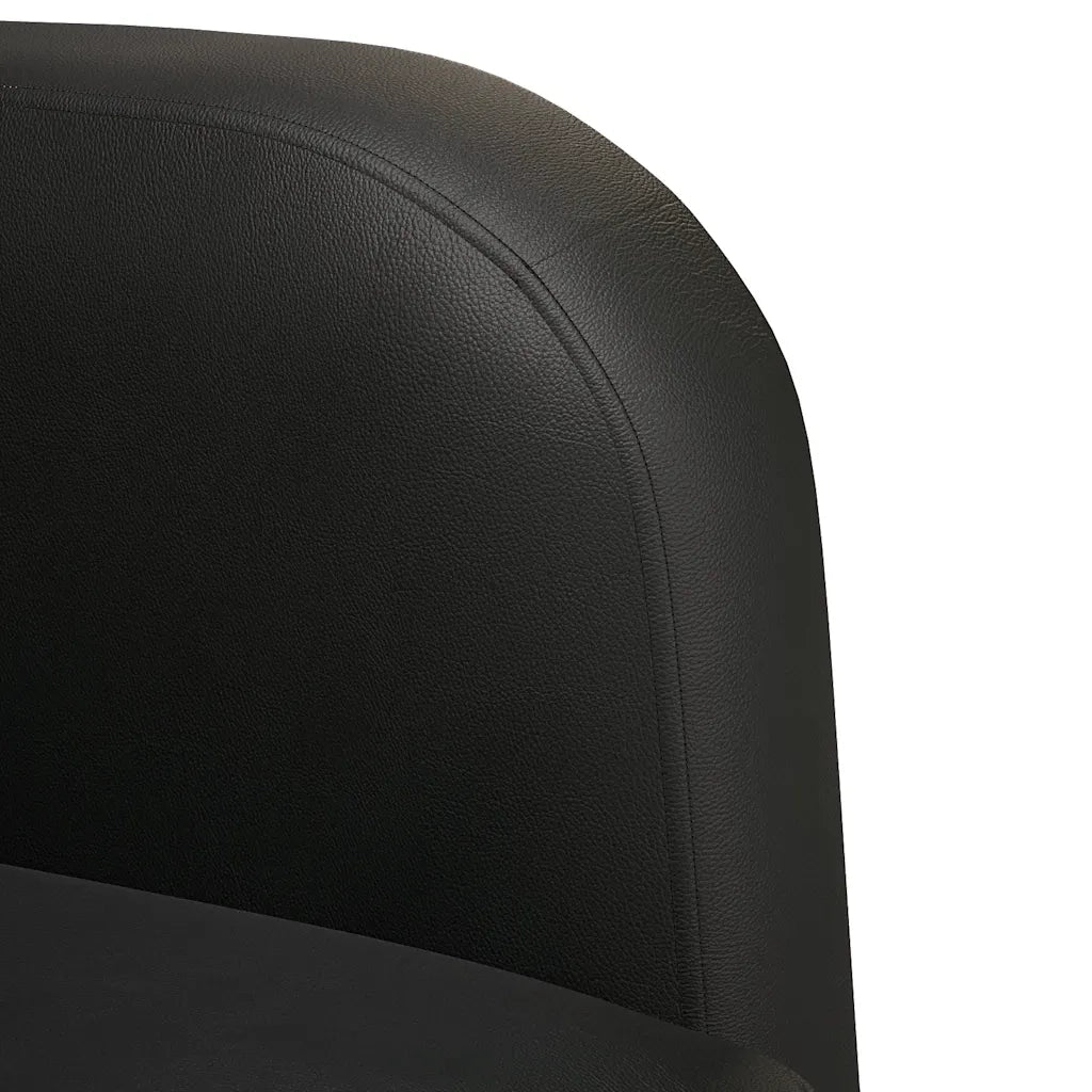 Divano Divanetto Nero 110 cm in Similpelle 4100536